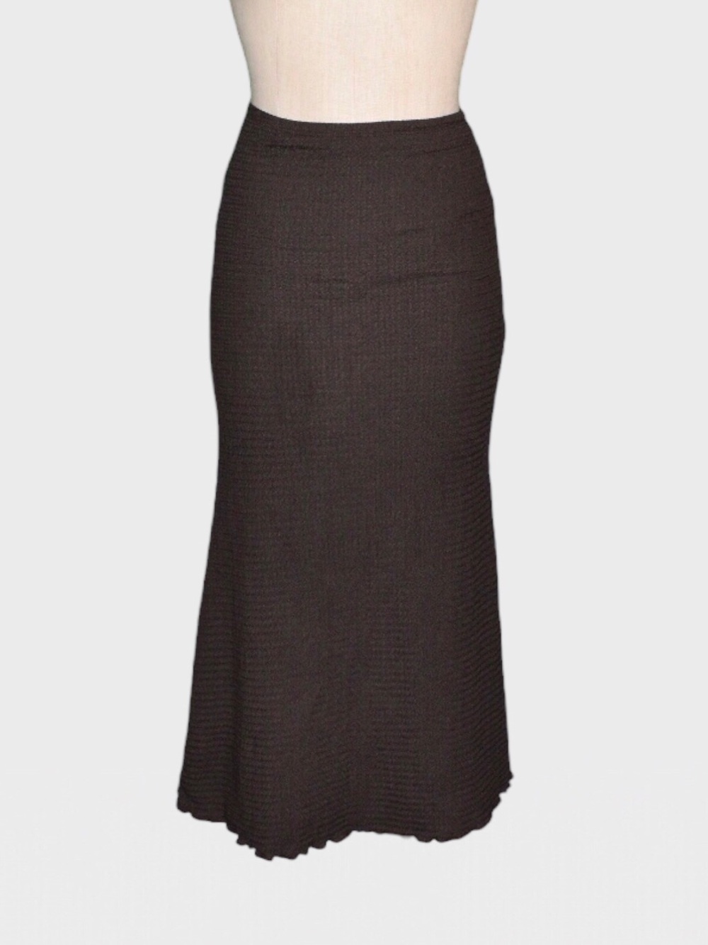 Shein Textured Knit Mermaid Midi Skirt